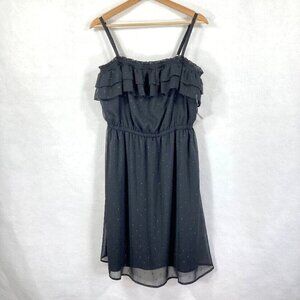 I.N.C. International Concepts Sleeveless Dress Sparkle Whimsy Goth Fairy NWT L